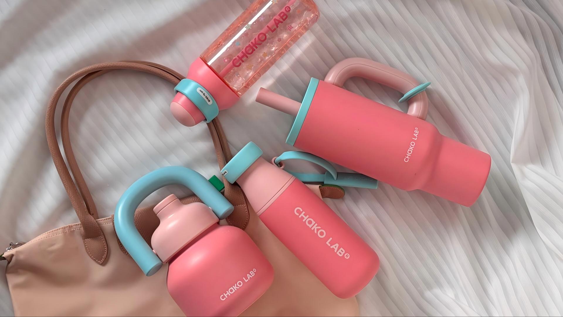 pink tumblers from CHaKOLAB