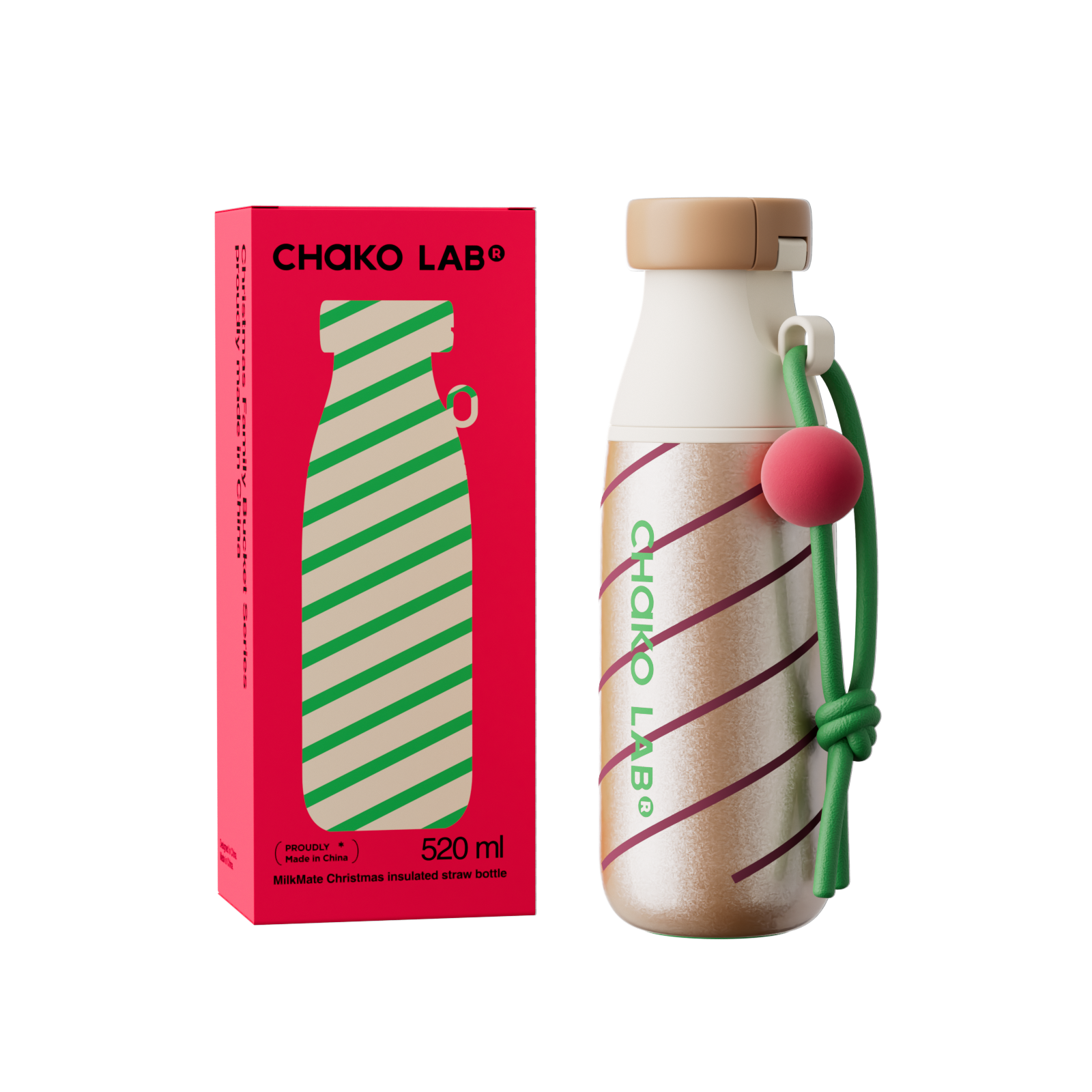 MILK BOTTLE (CHRISTMAS)