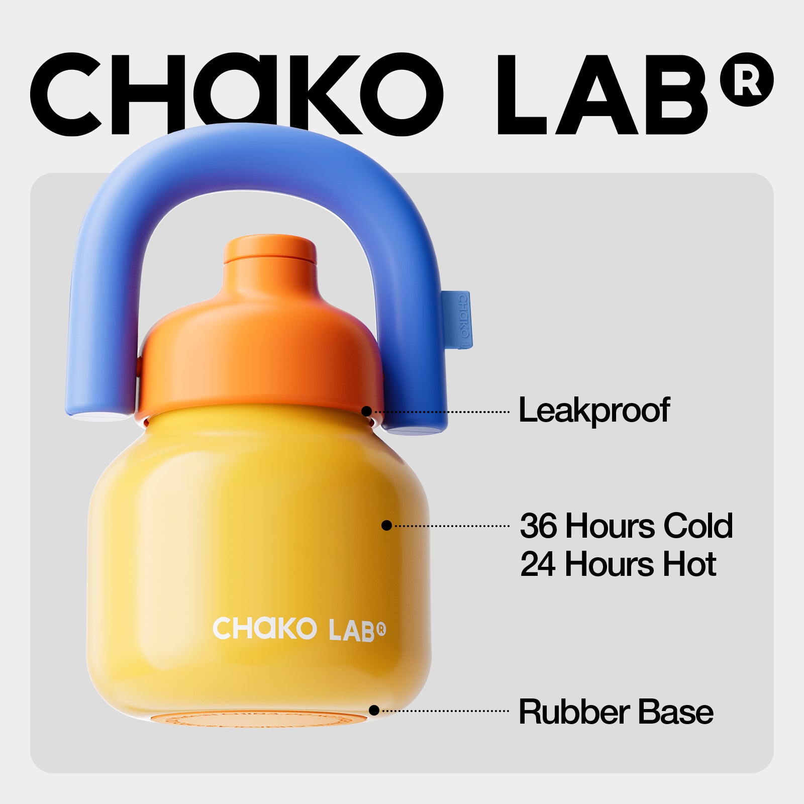 紫色chakolab LinLin水壶，陶瓷材质，带有把手和盖子，适合冲泡茶和热饮