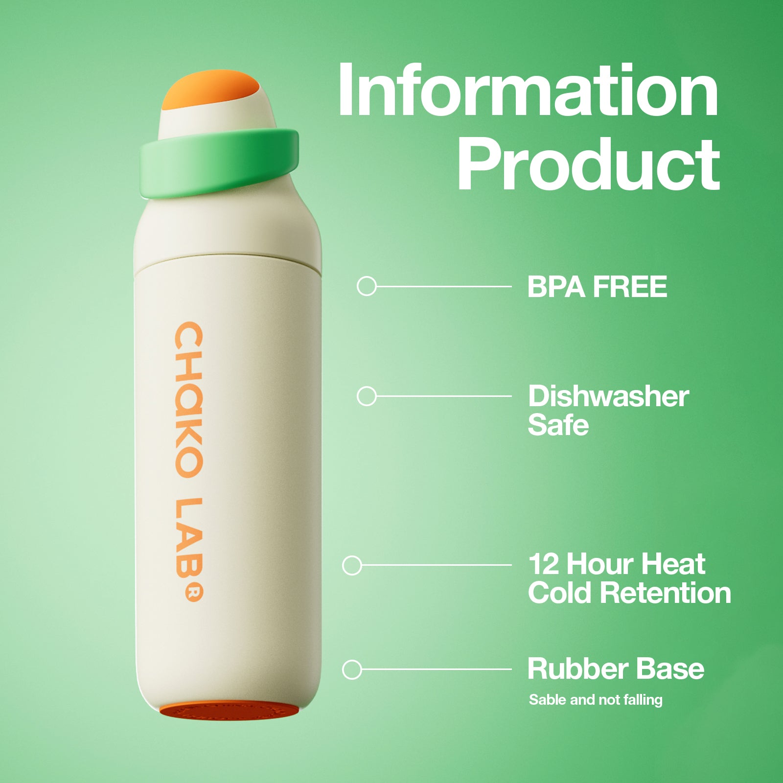 KADA BOTTLE 700ML-Large Cantaloupe