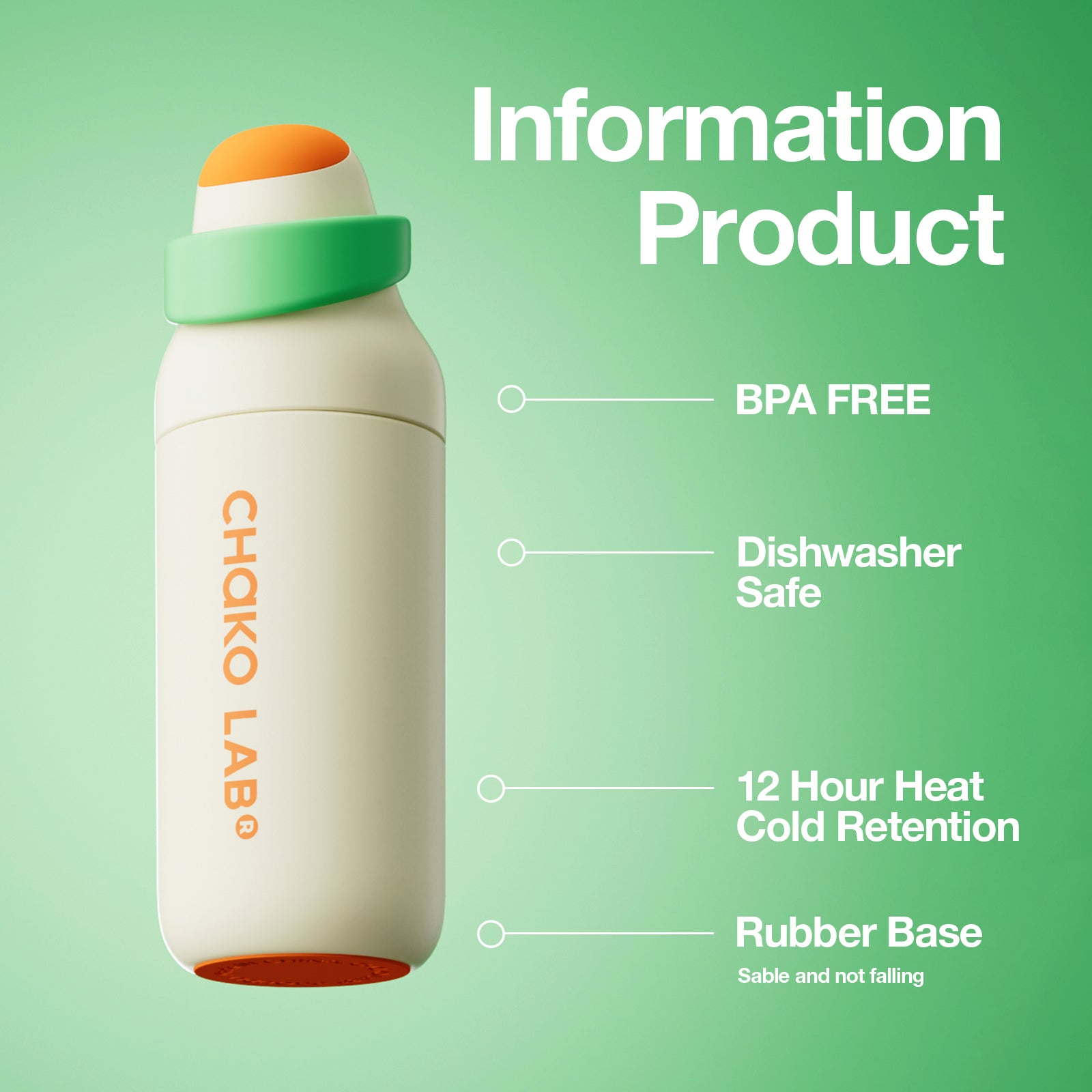 KADA BOTTLE 550ML-Mini Cantaloupe