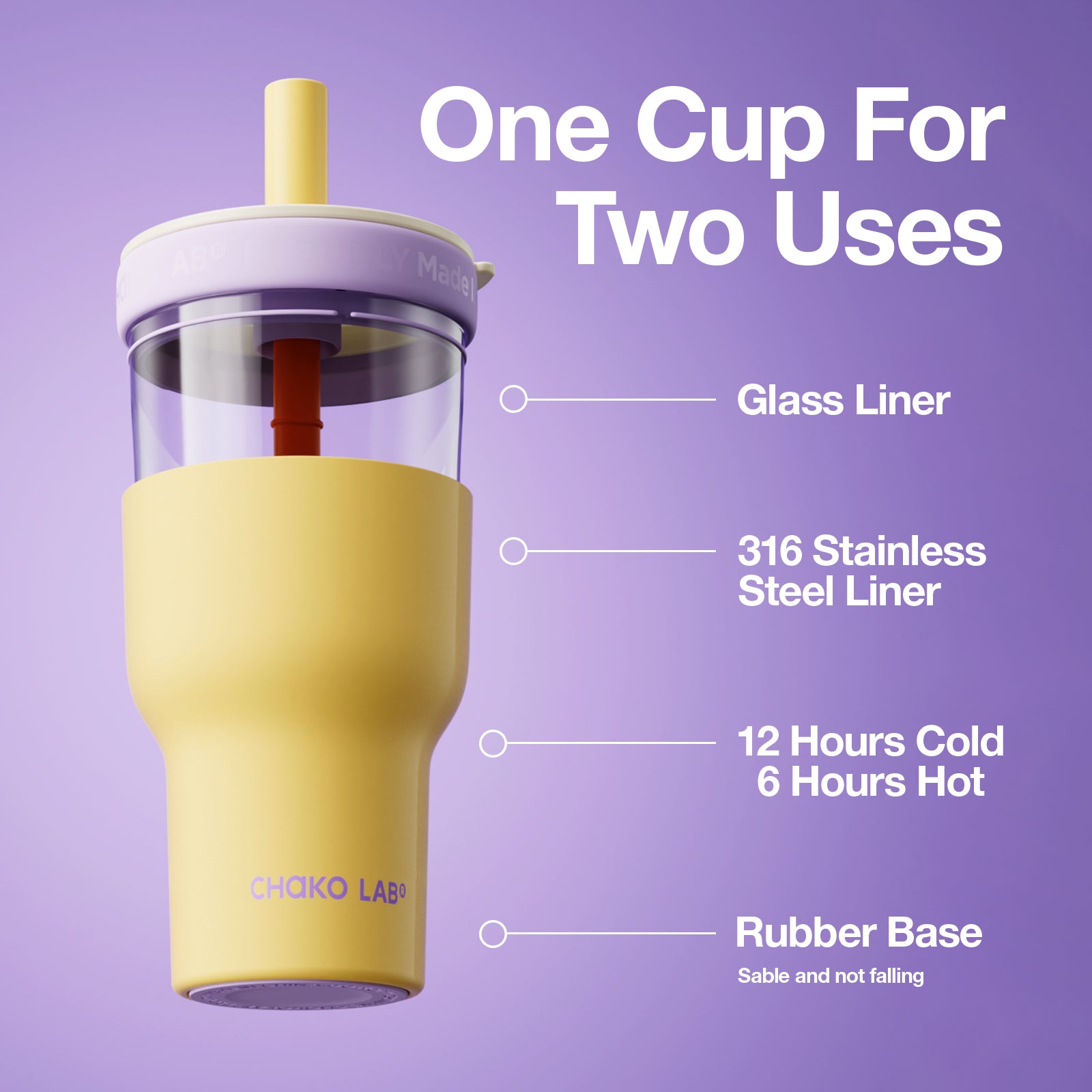 CHaKOLAB Dual-layer tumbler