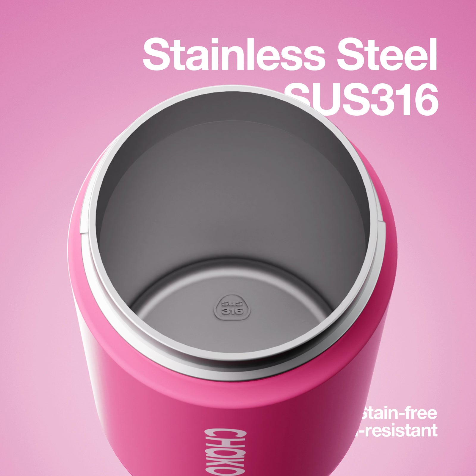 KADA BOTTLE 550ML-Pink Rose