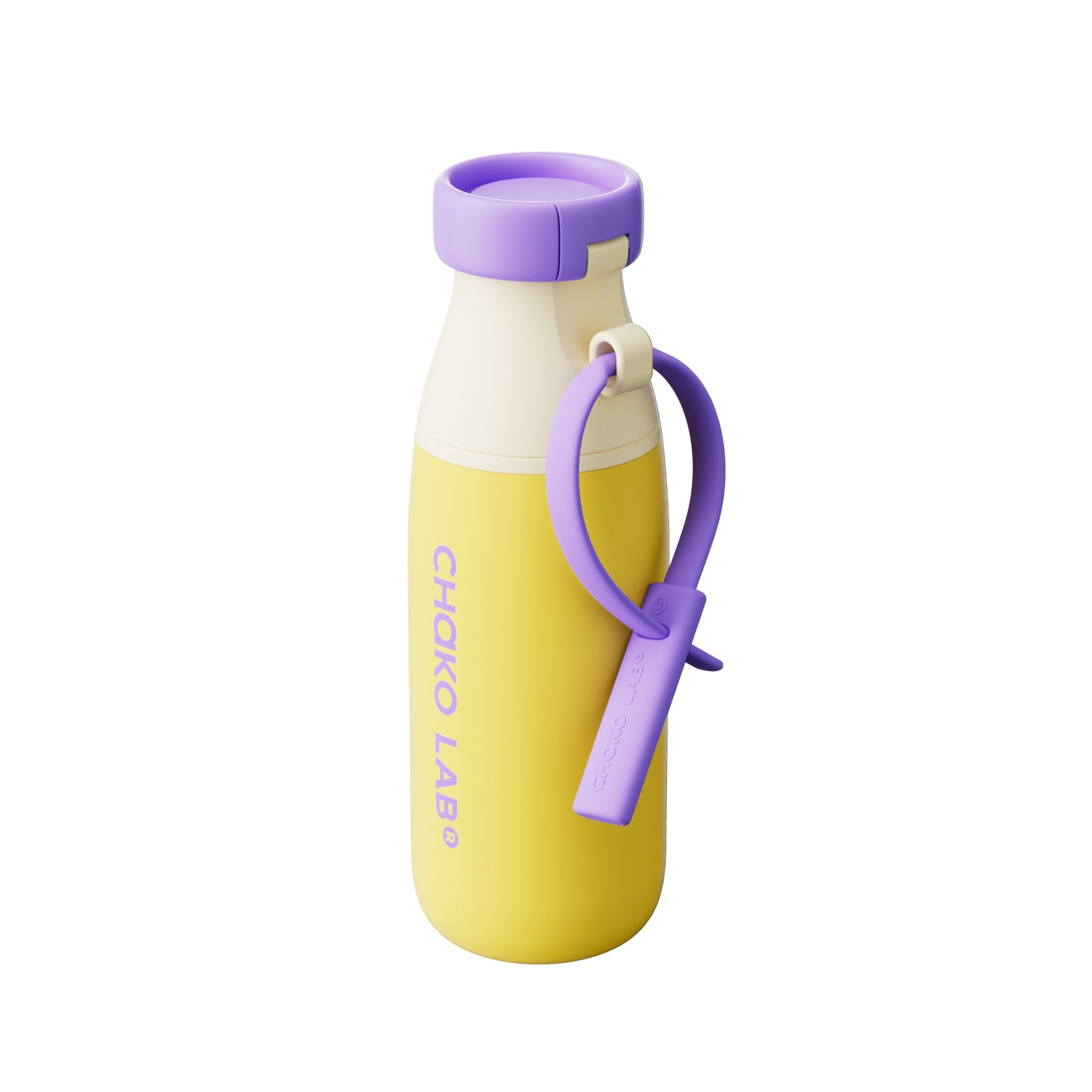 MILK BOTTLE CERAMIC —  Lilac Pineapple