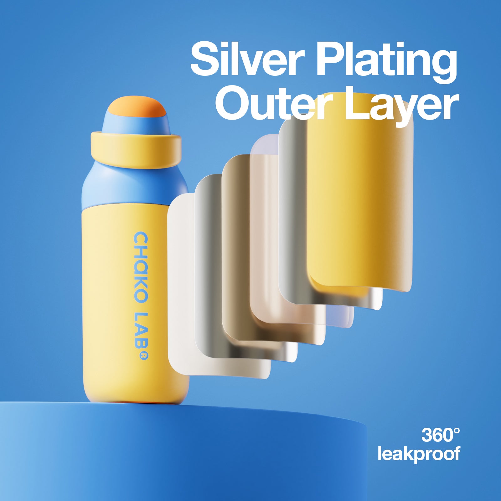 KADA BOTTLE 550ML-Orange Ocean