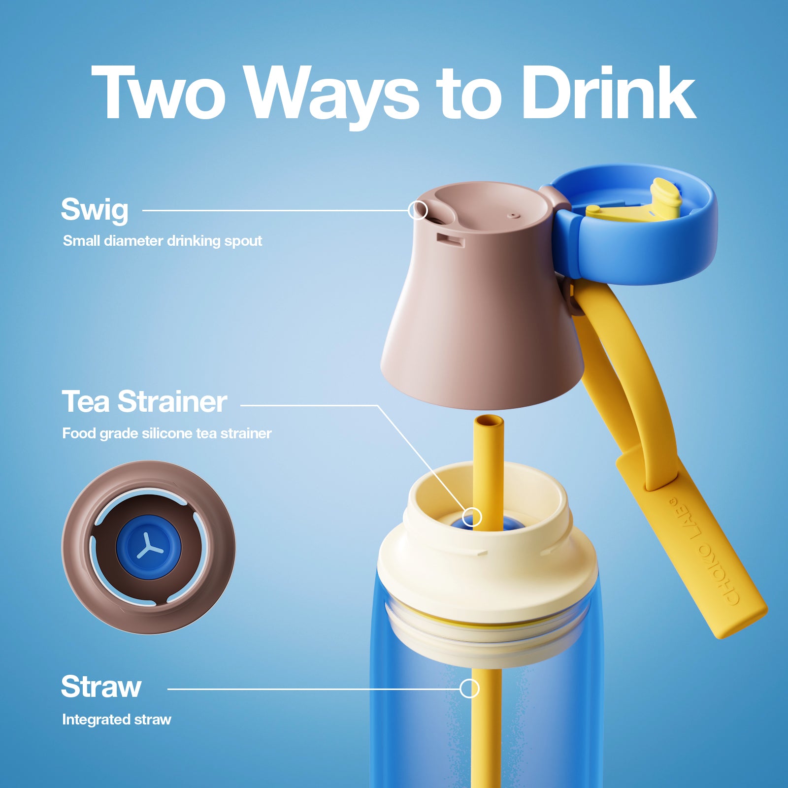 MILK BOTTLE CERAMIC —  Tiramisu