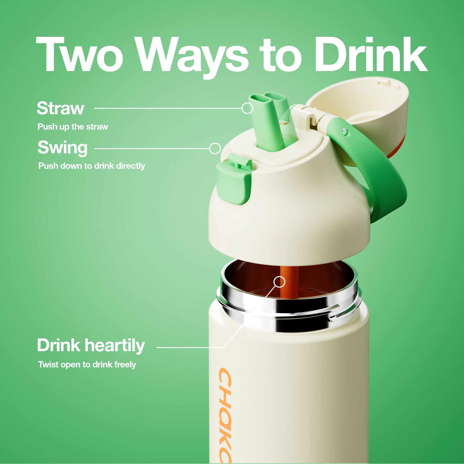 KADA BOTTLE 700ML-Large Cantaloupe