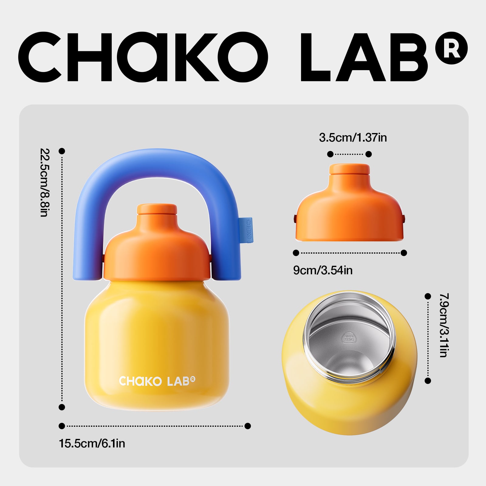 紫色chakolab LinLin水壶，带手柄和壶嘴的陶瓷热水壶，展示其优雅的紫色外观和细节设计