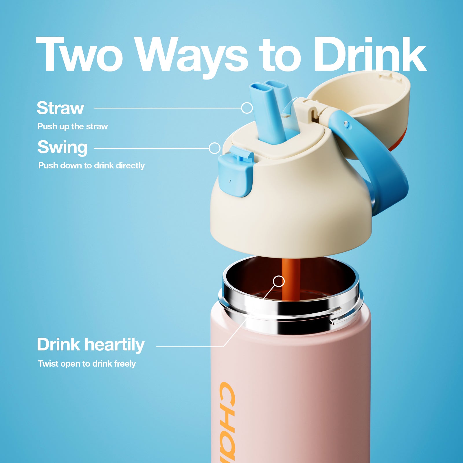 KADA BOTTLE 700ML-Pink Guava