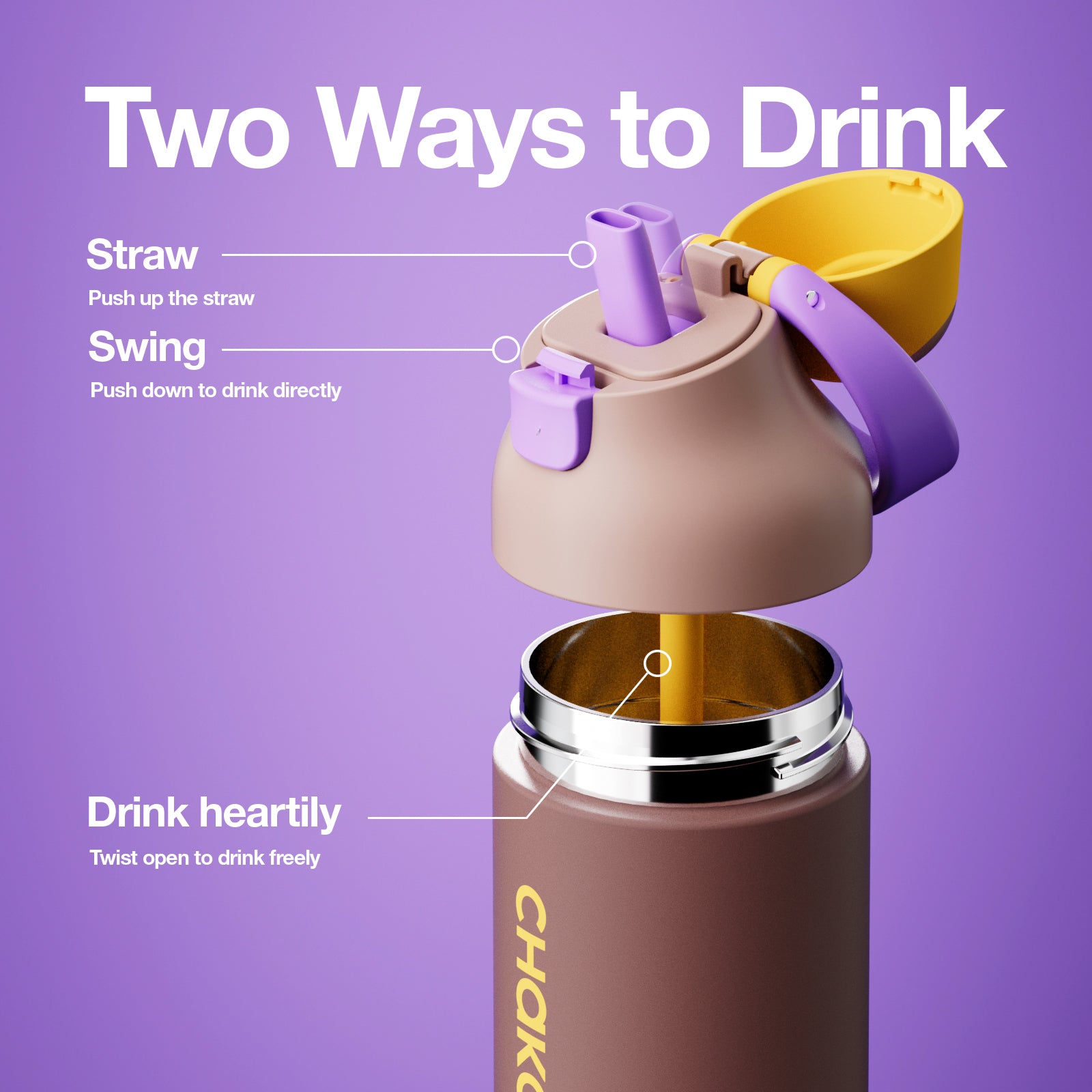 KADA BOTTLE 550ML-Taro Coco