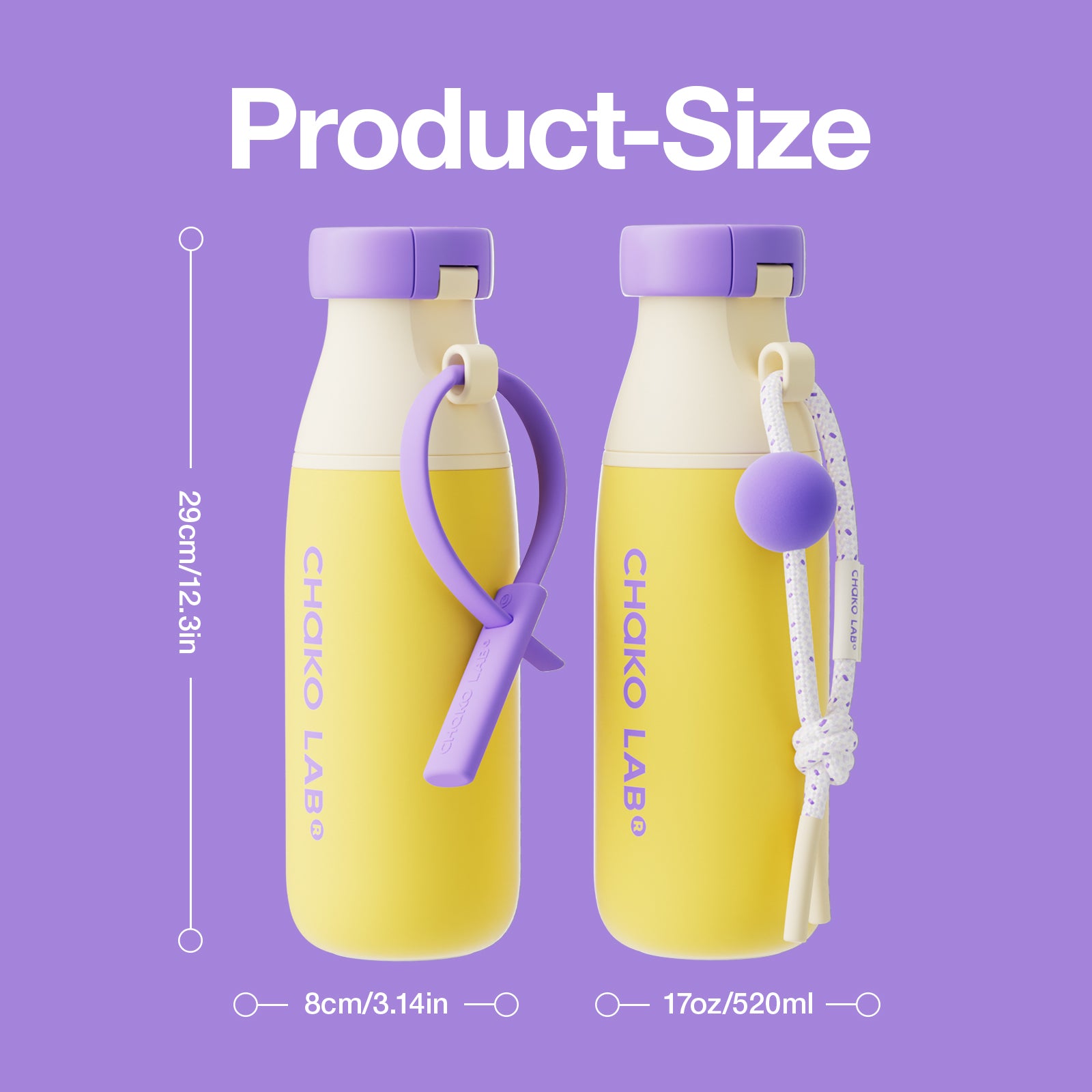 MILK BOTTLE CERAMIC —  Lilac Pineapple