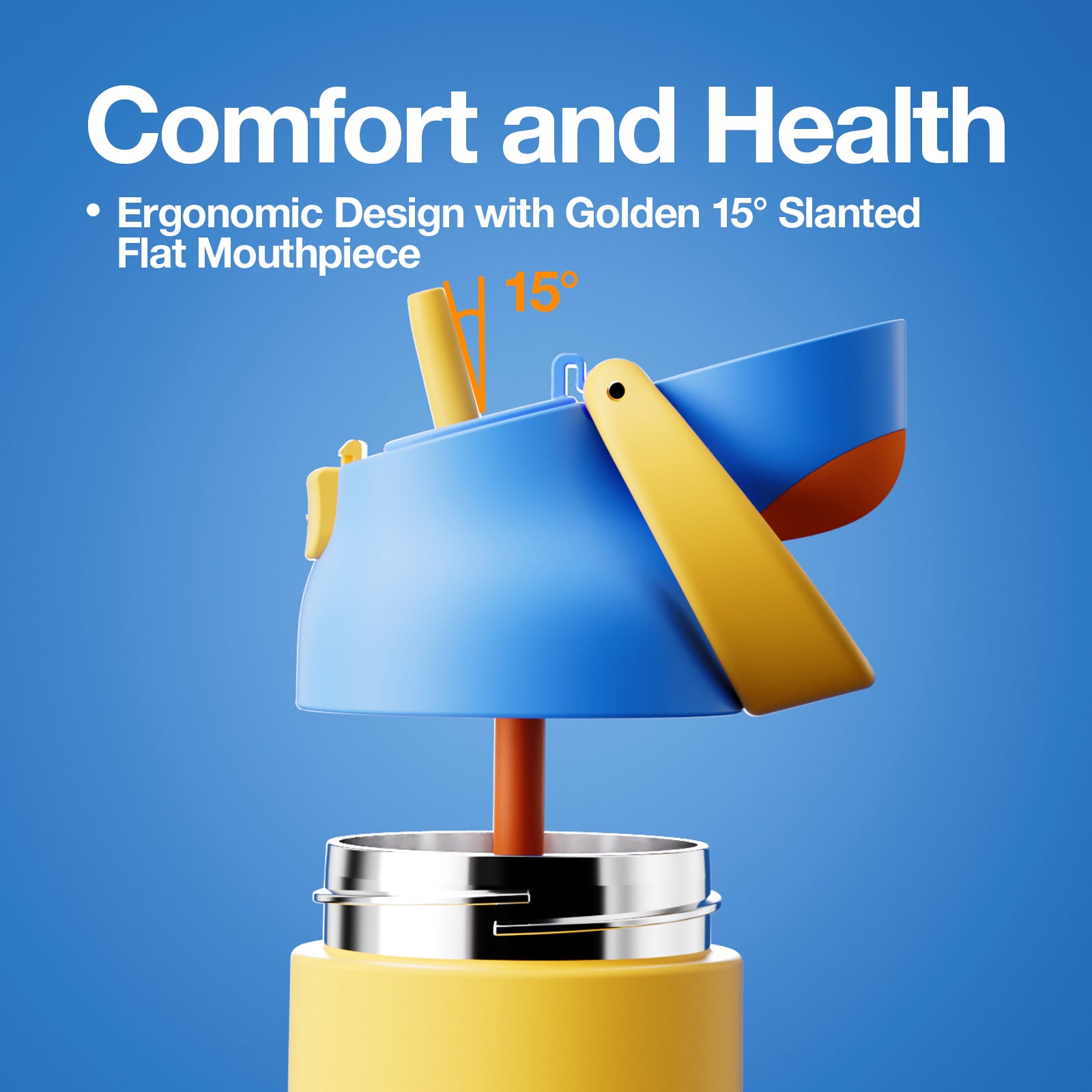 KADA BOTTLE 550ML-Orange Ocean