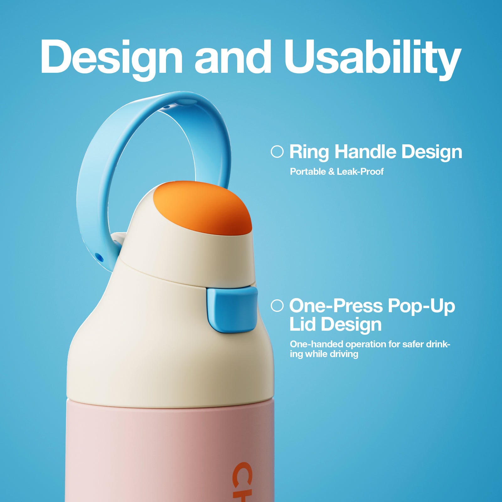 KADA BOTTLE 700ML-Pink Guava