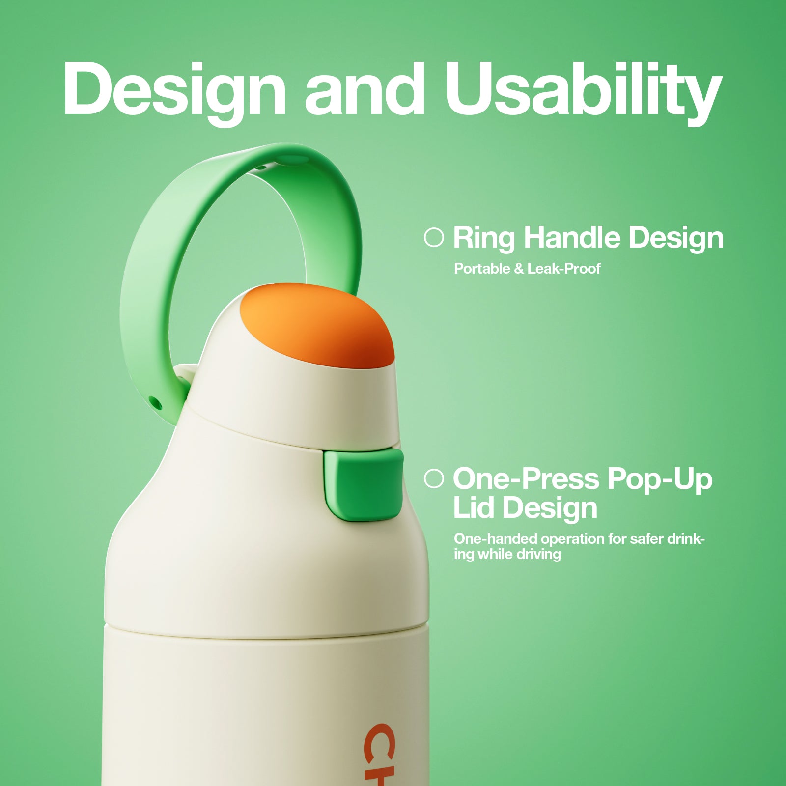 KADA BOTTLE 550ML-Mini Cantaloupe