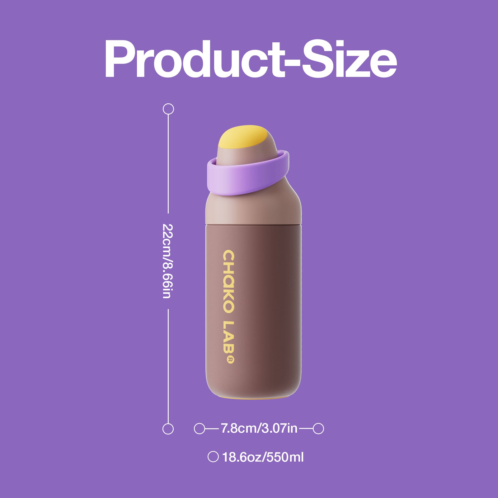 KADA BOTTLE 550ML-Taro Coco