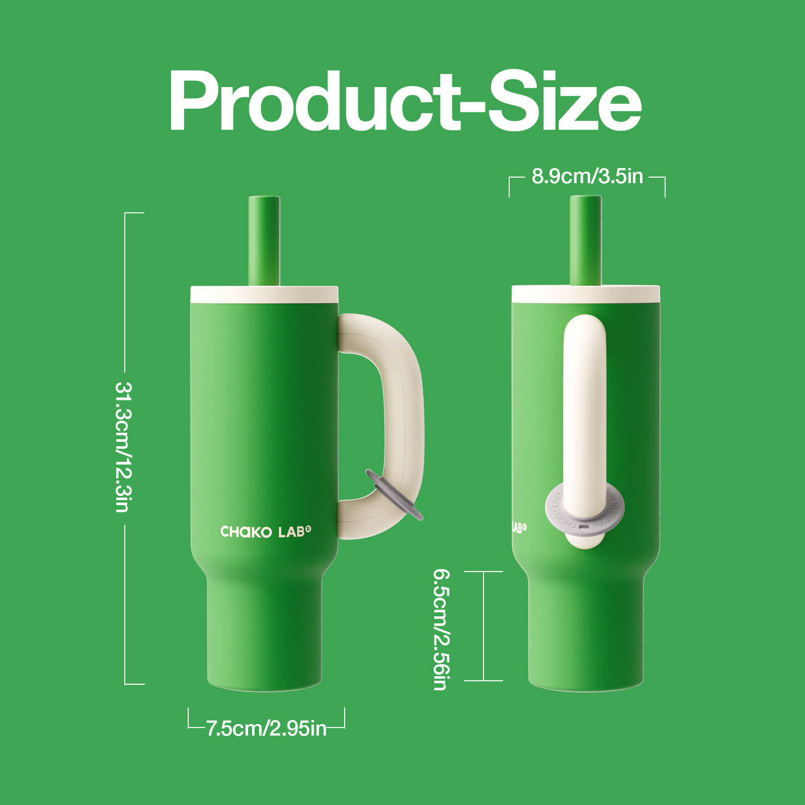 Chakolab Bawang Ceramic Liner Tumbler Cup in Oasis color, featuring a smooth ceramic exterior and sleek design.