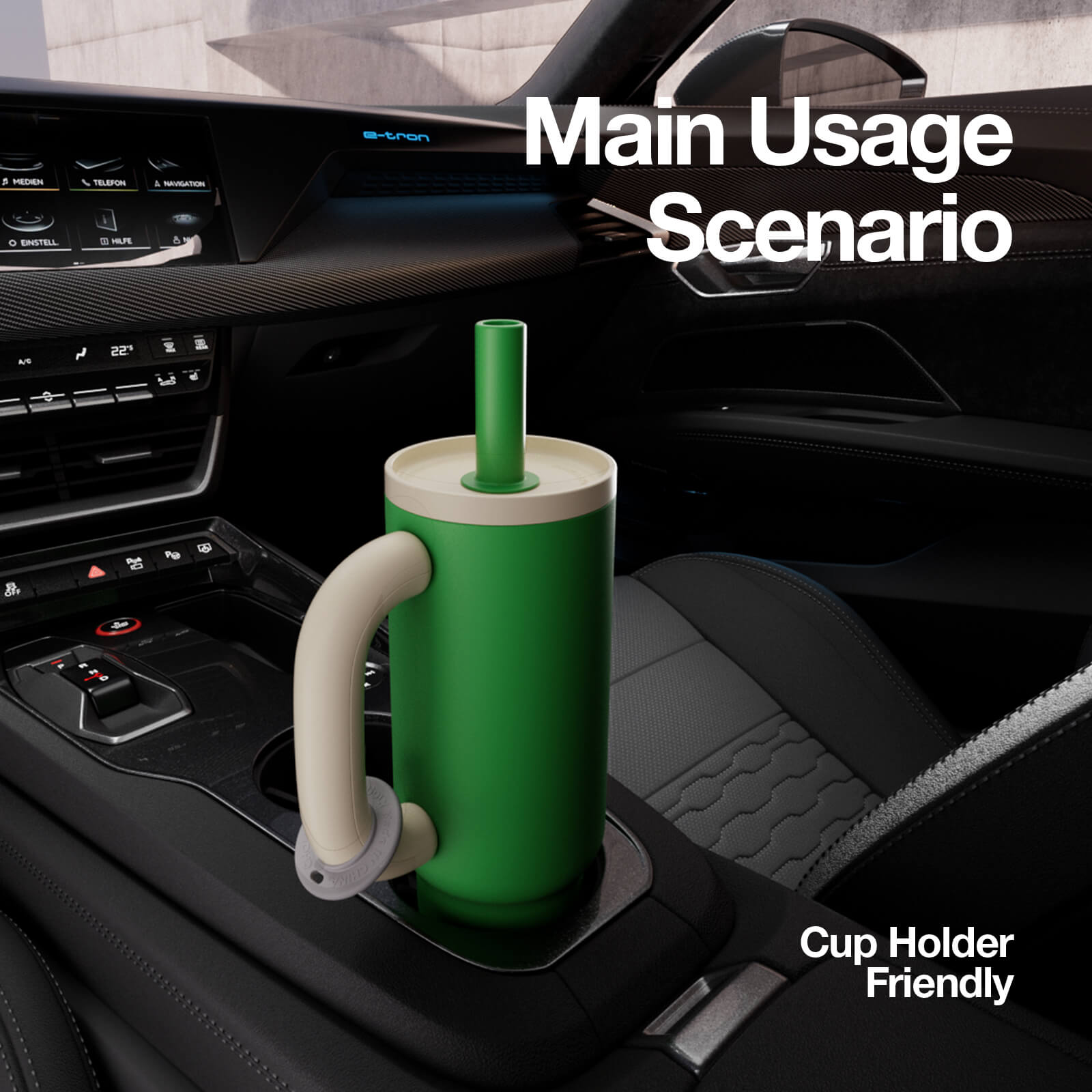 Chakolab Bawang Ceramic Liner Cup Oasis tumbler with a sleek ceramic interior, ideal for hot or cold beverages.