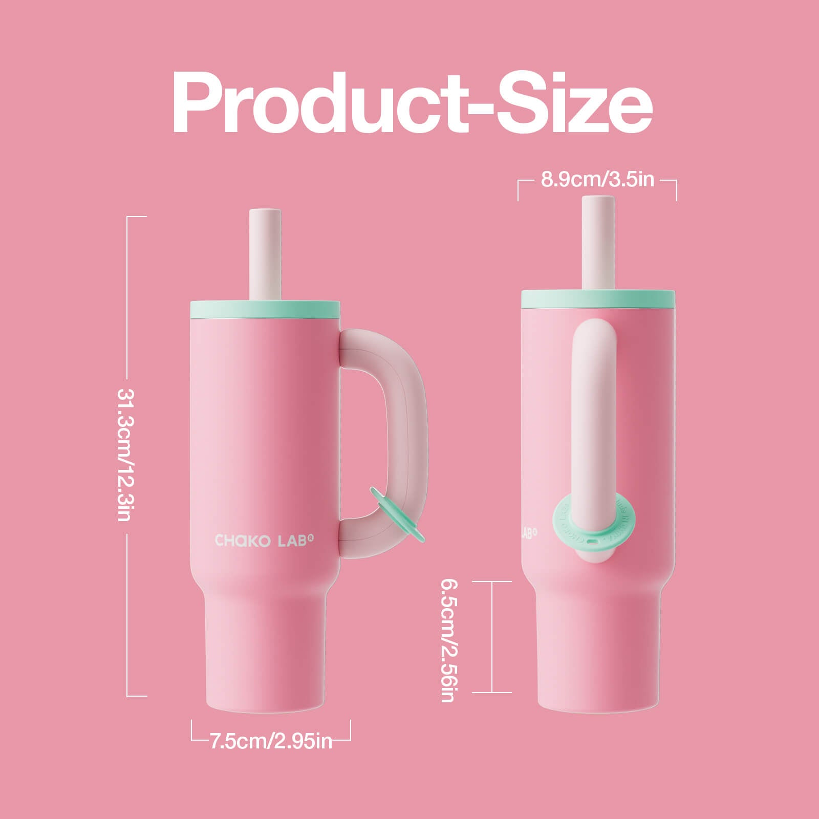 Bawang Ceramic Liner Cup - Peachy Mint