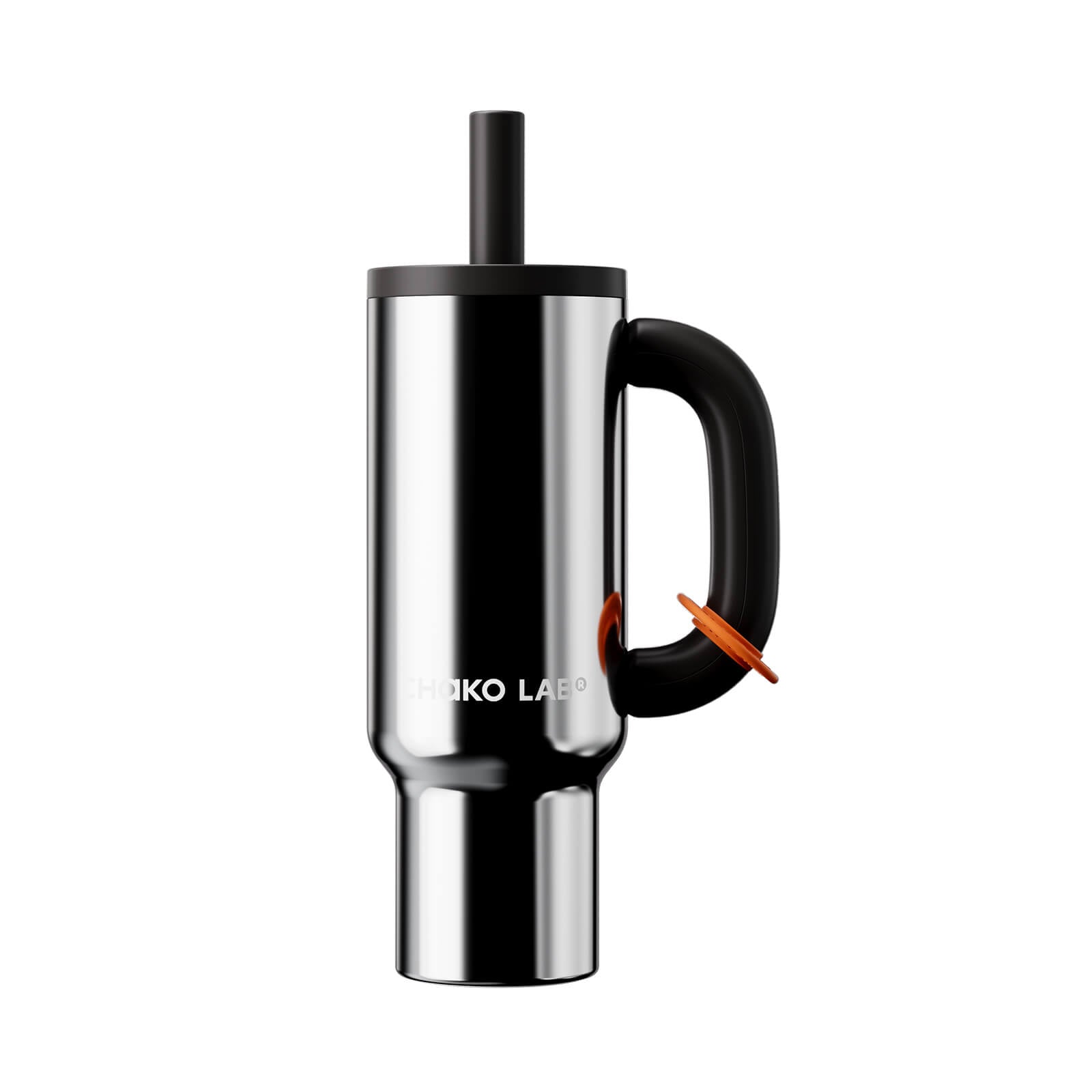 Silver Bawang Cup tumbler by Chakolab with sleek, modern design and reflective metallic finish.