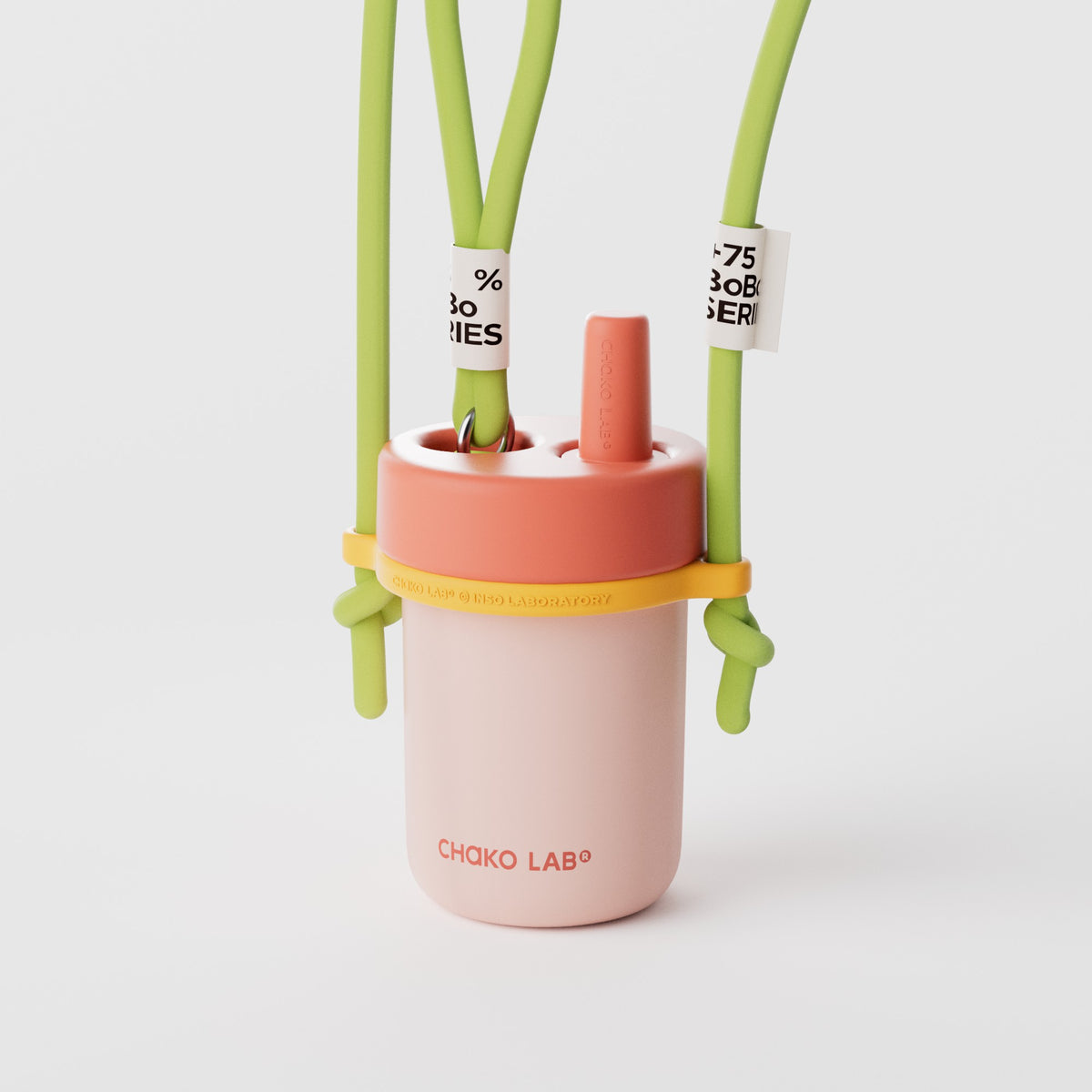 Chakolab BoBo insulated water cup in berry pink with a sleek design and secure lid, perfect for on-the-go hydration.