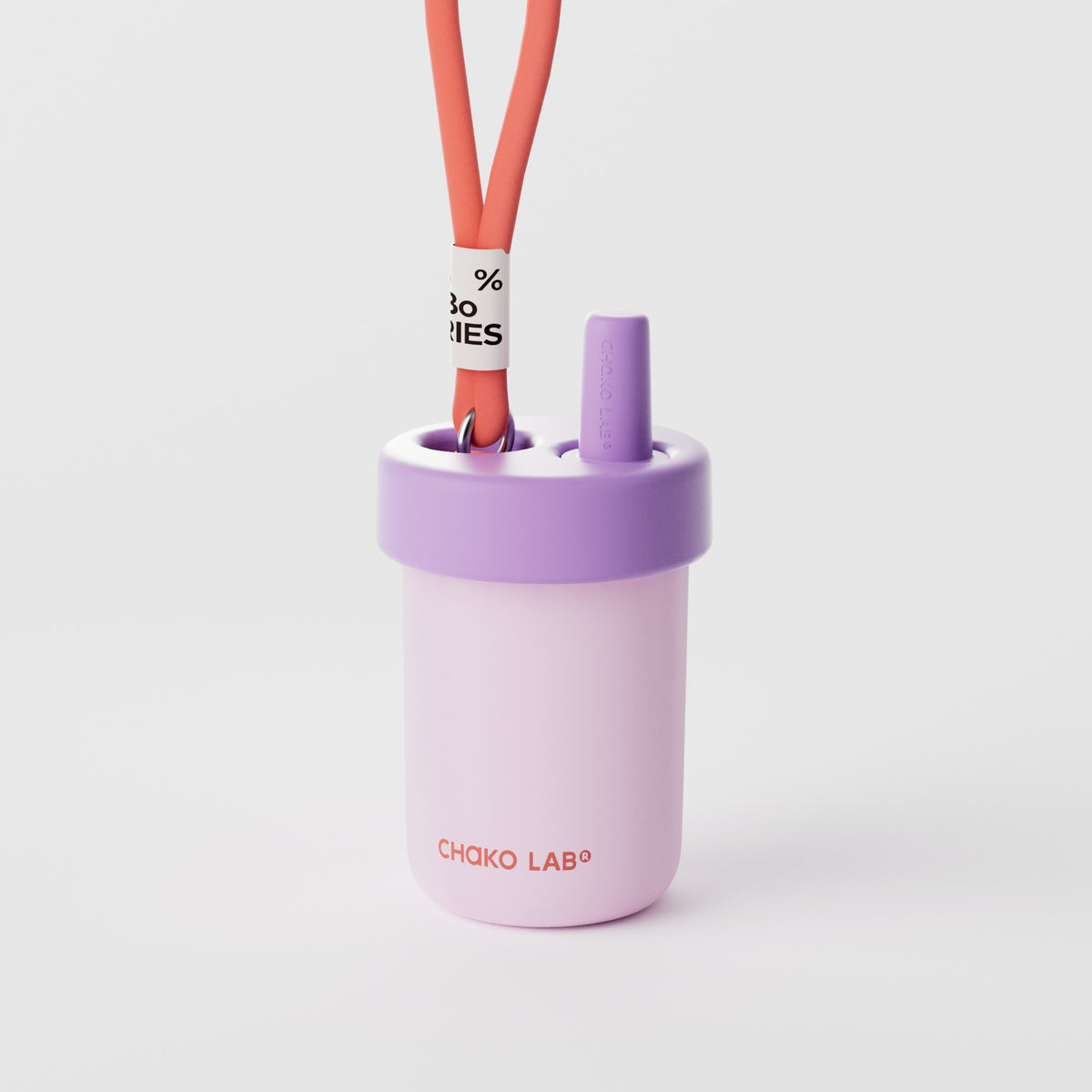 Chakolab BoBo Thermos Cup in Taro Purple, insulated water cup with a sleek design and secure lid, ideal for hot or cold beverages.