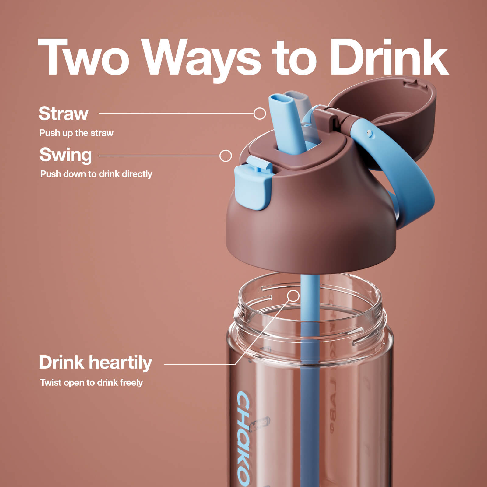 KADA BOTTLE PPSU - Cocoa Swirl
