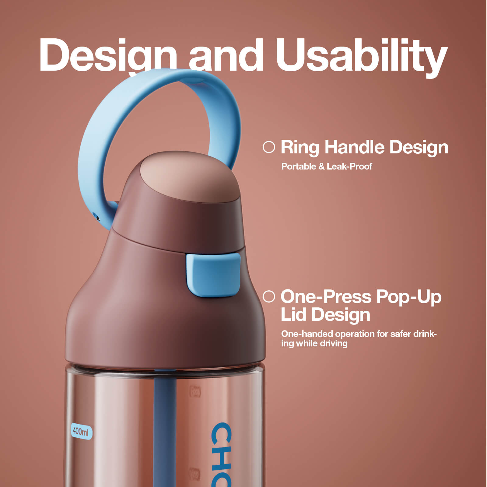 KADA BOTTLE PPSU - Cocoa Swirl