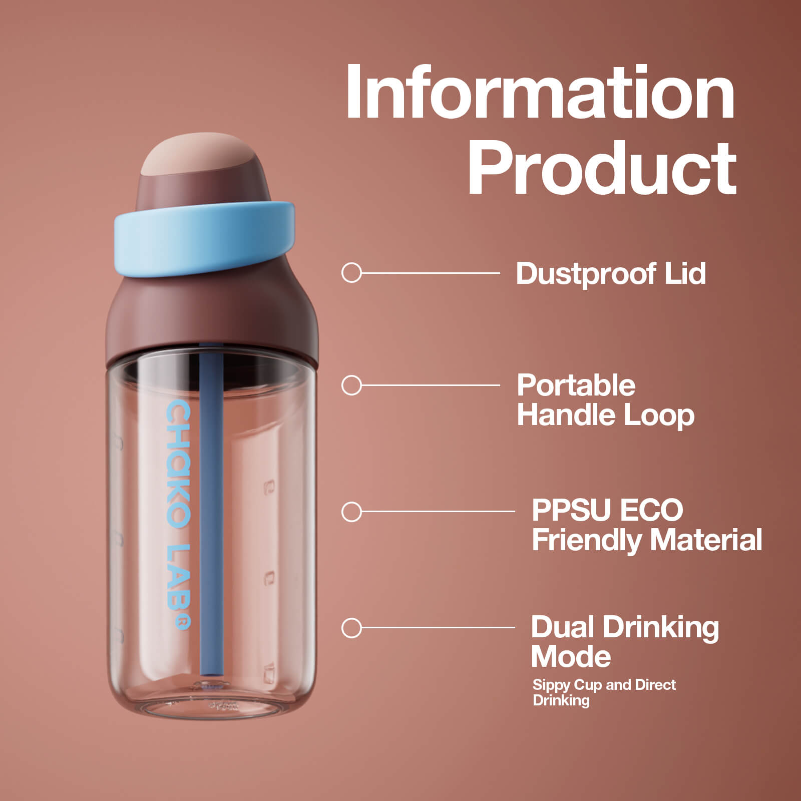 KADA BOTTLE PPSU - Cocoa Swirl