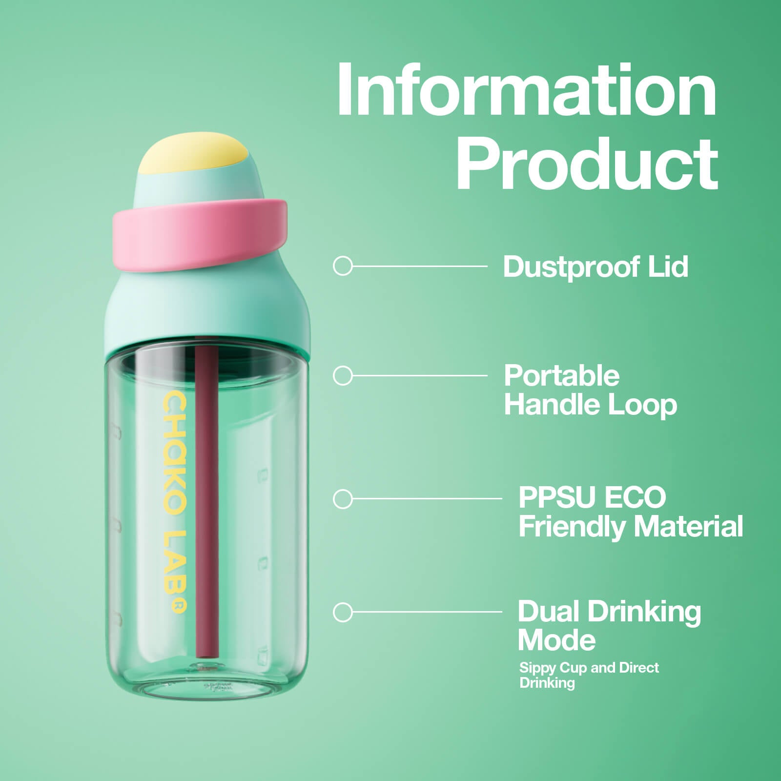 KADA BOTTLE PPSU - Sea Salt Bloom