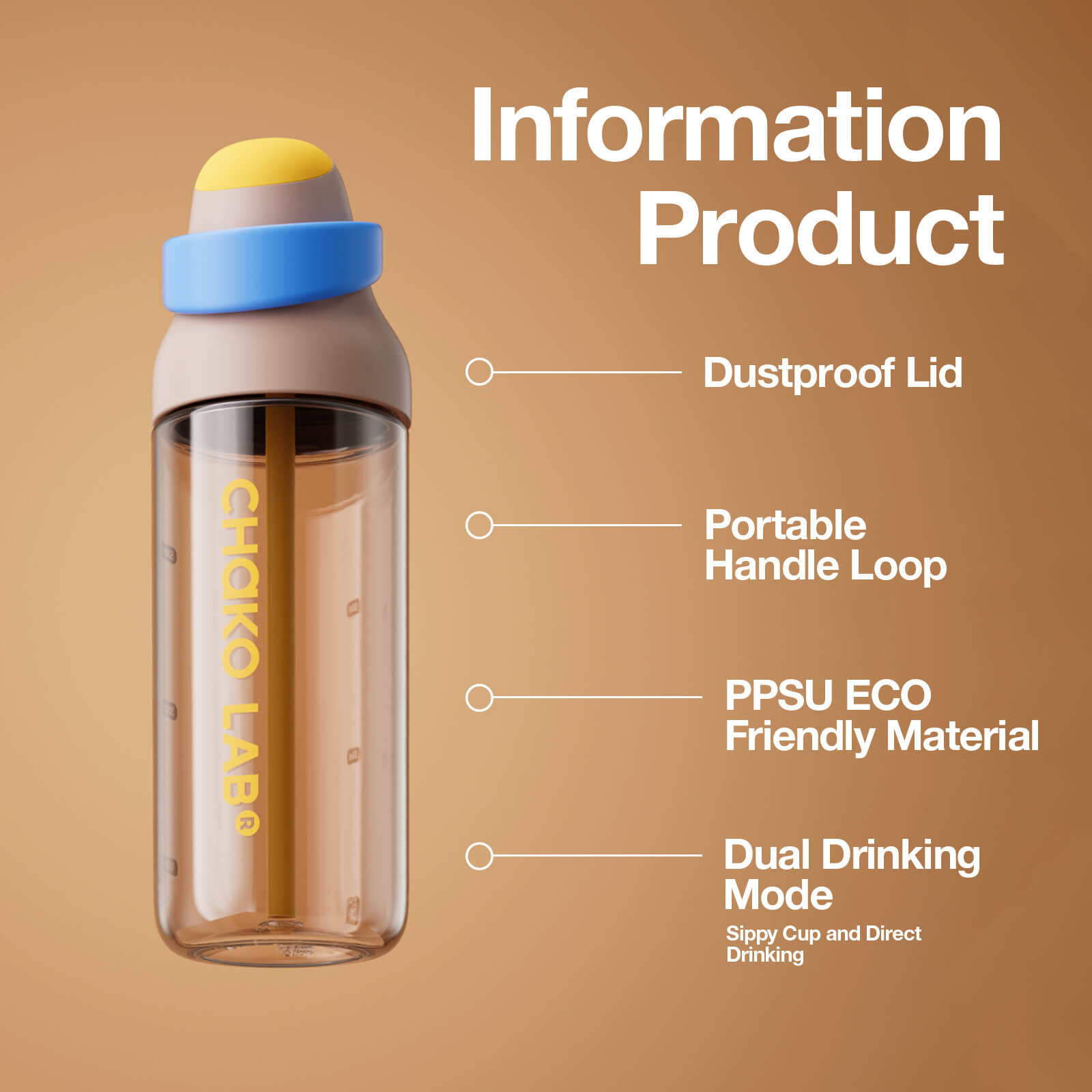 KADA BOTTLE PPSU - Cocoa Milk Mist