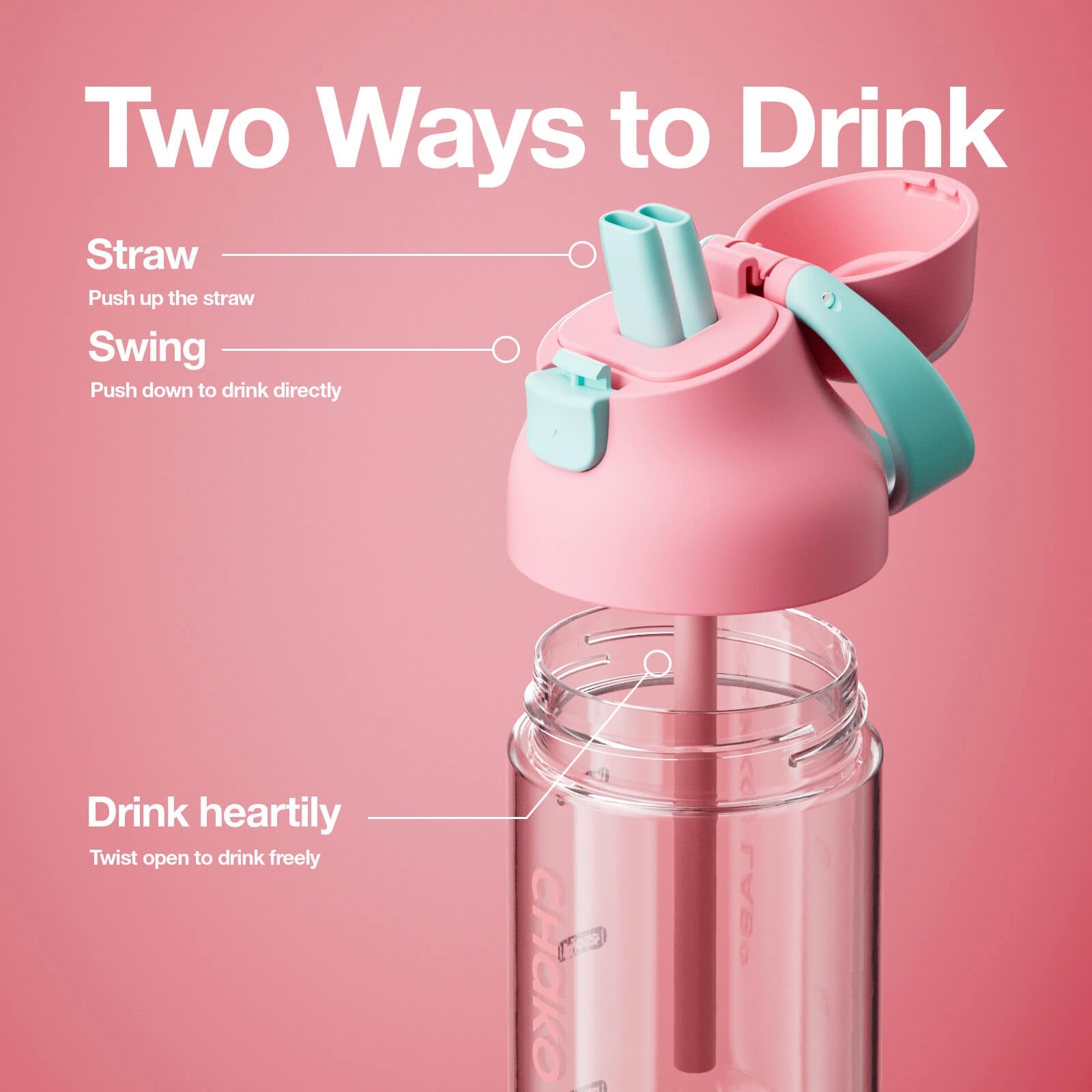KADA BOTTLE PPSU - Strawberry Mint