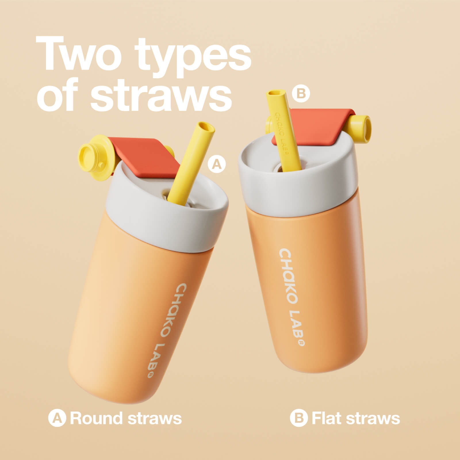 Splitto Tumbler - Apricot