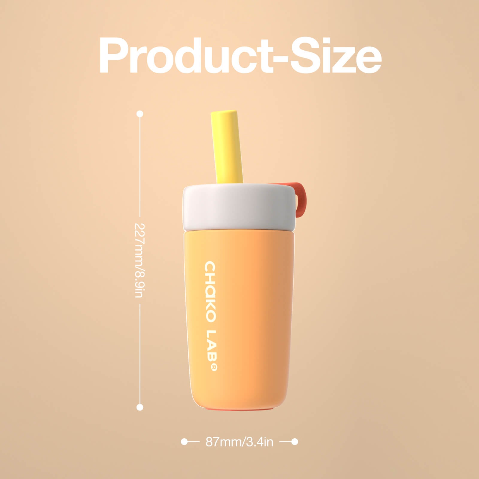 Splitto Tumbler - Apricot