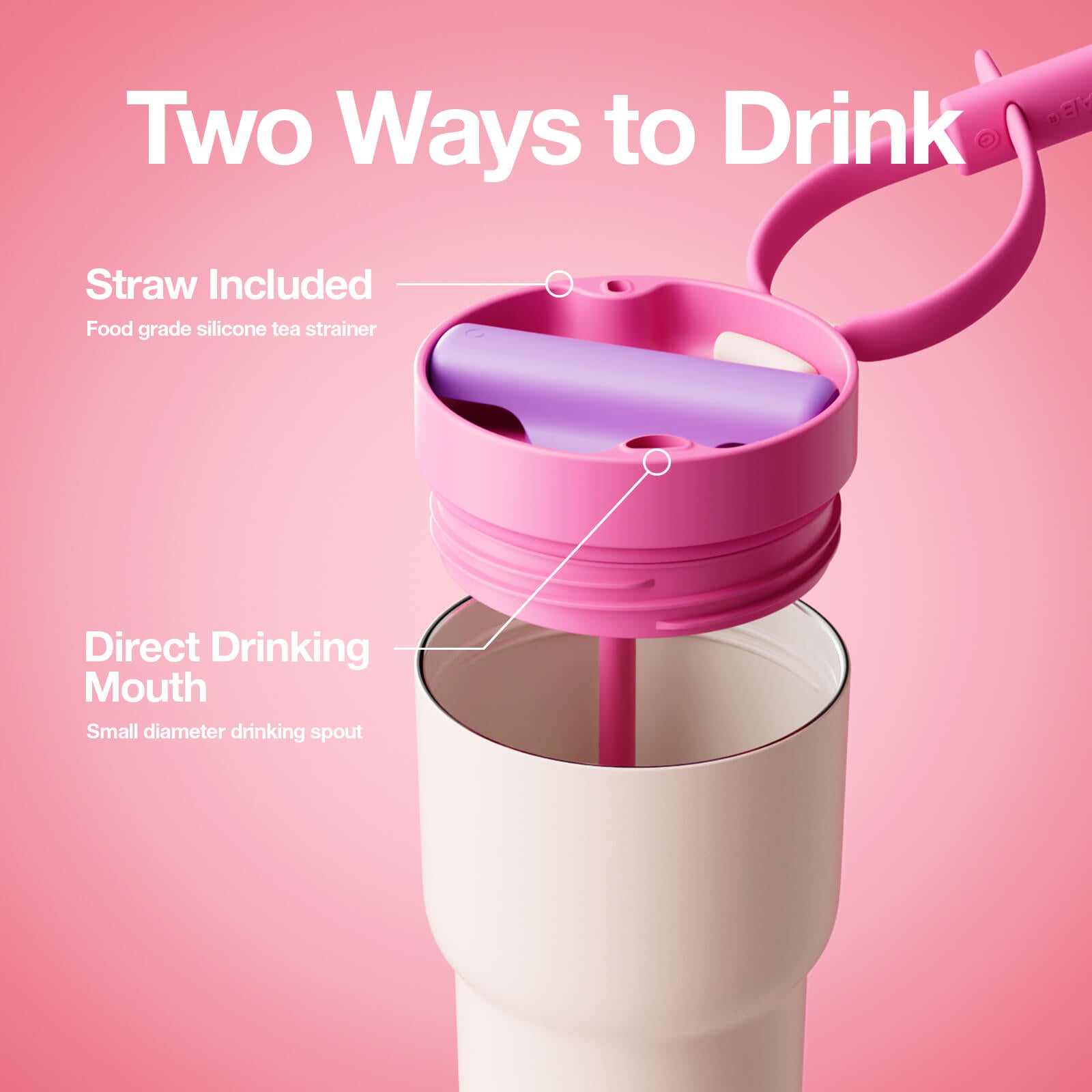 Twist Tumbler - Rose Lychee