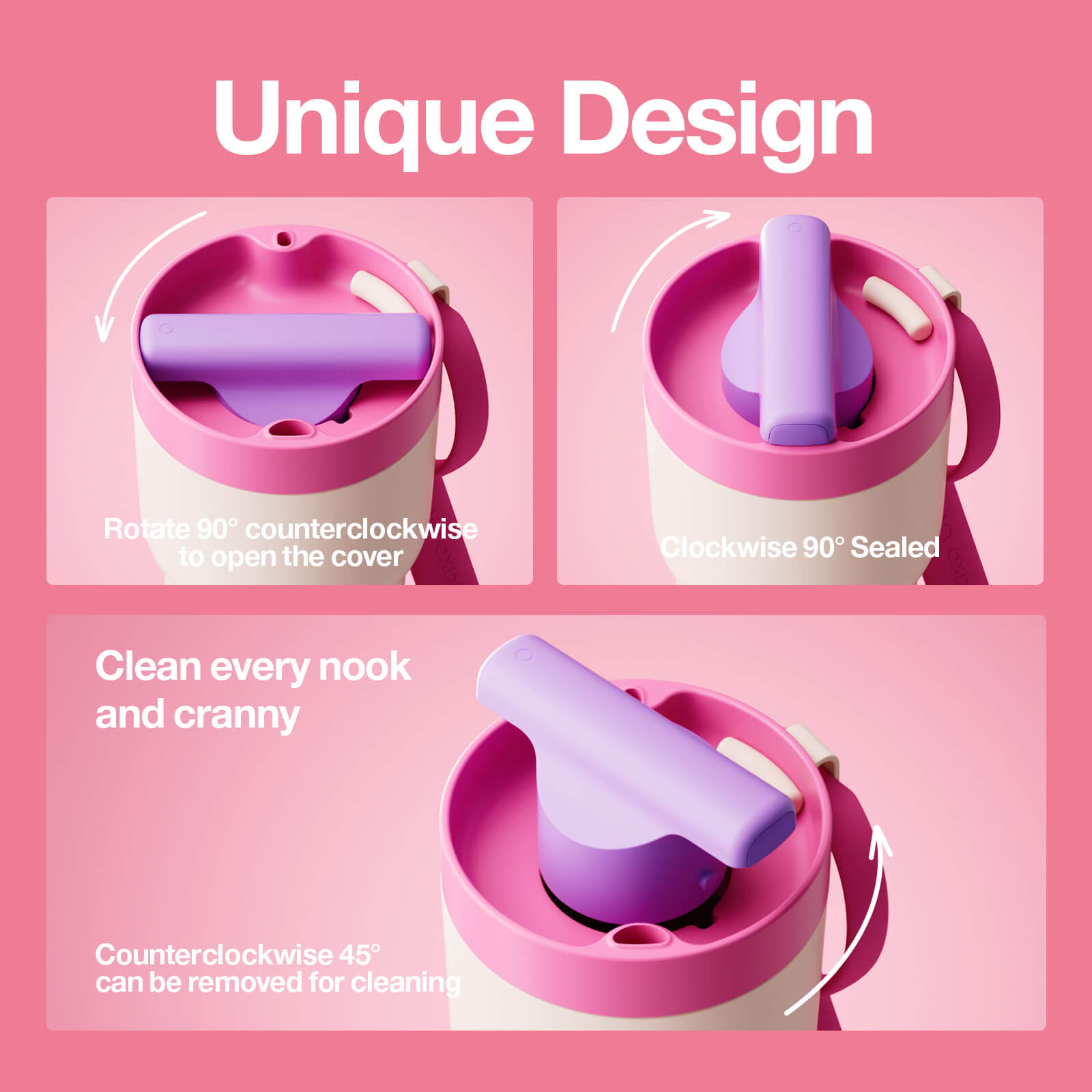 Twist Tumbler - Rose Lychee
