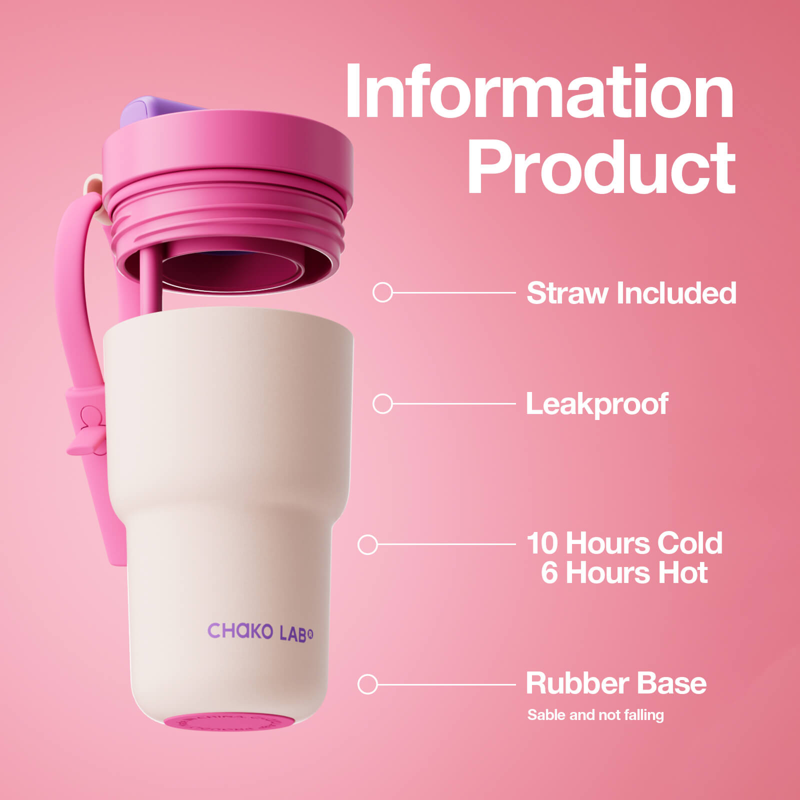 Twist Tumbler - Rose Lychee