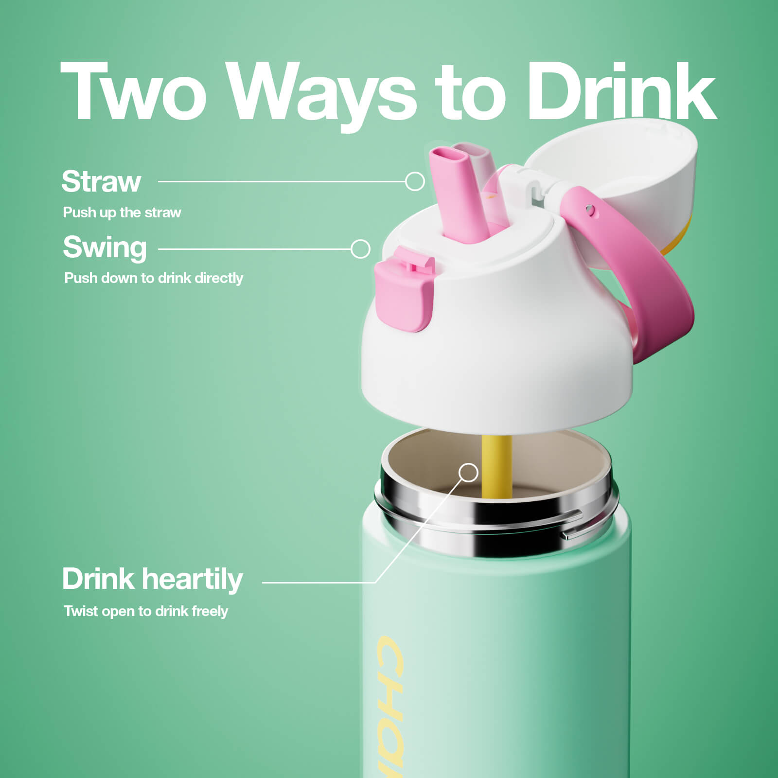 KADA BOTTLE Ceramic - Mint Breeze