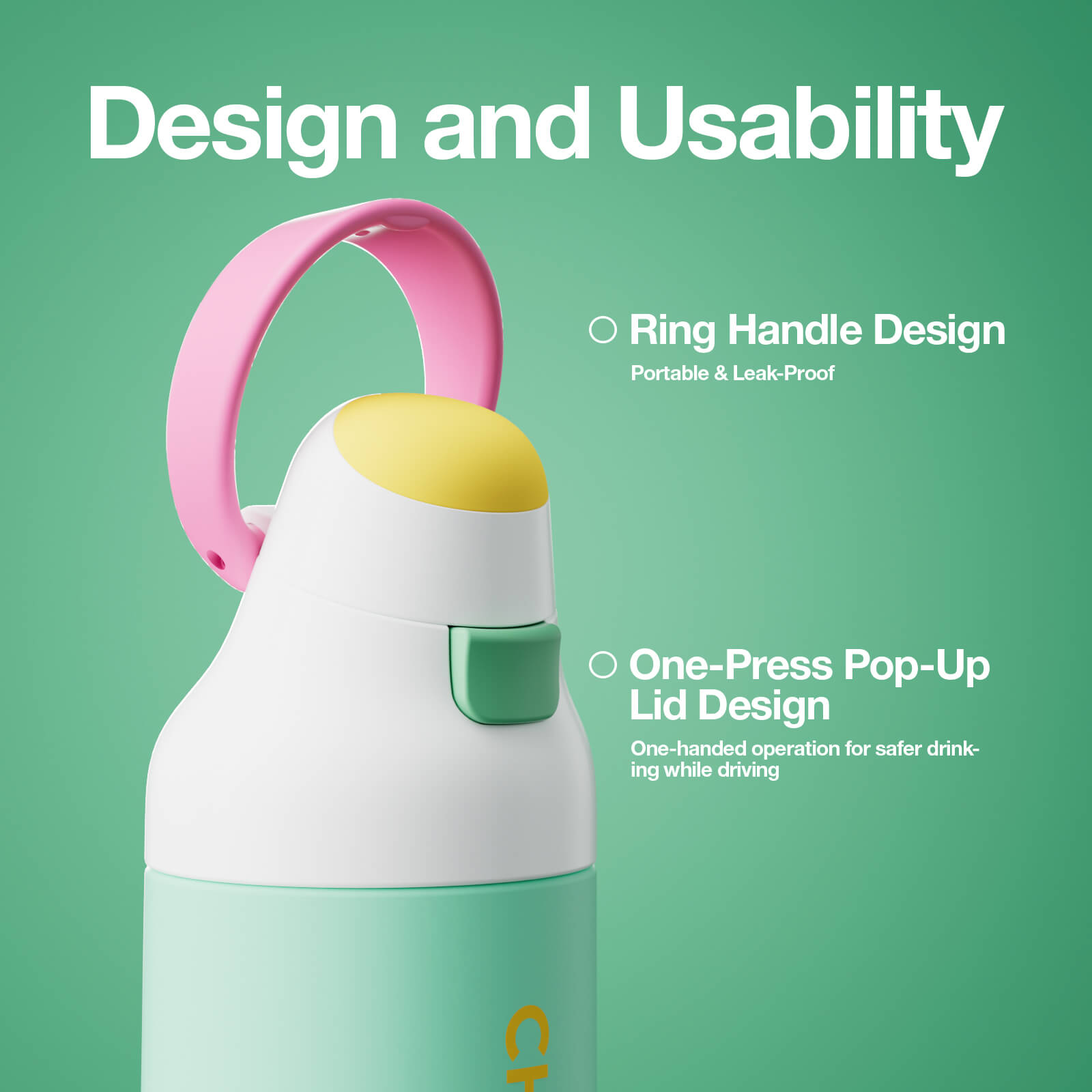 KADA BOTTLE Ceramic - Mint Breeze