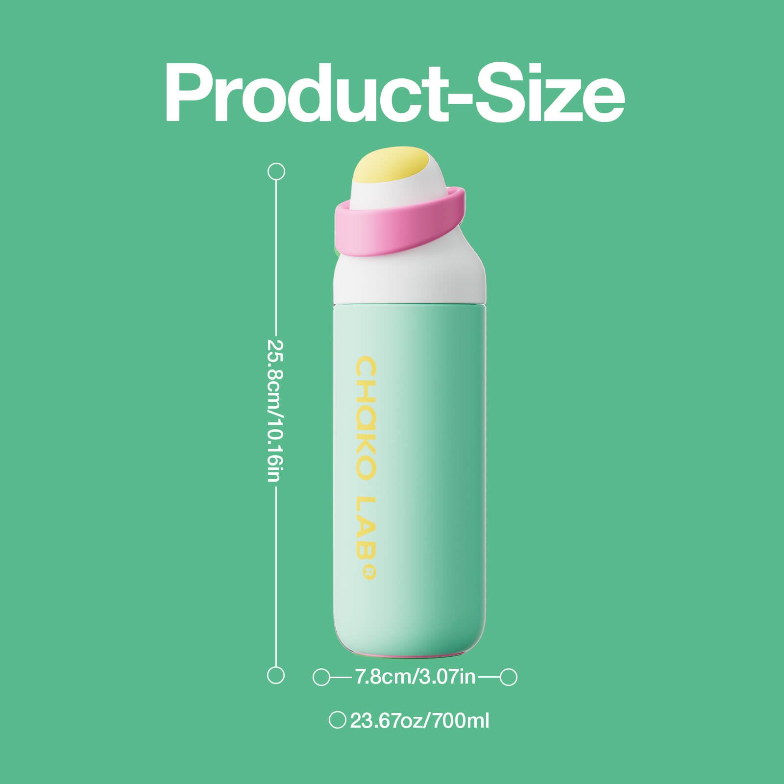 KADA BOTTLE Ceramic - Mint Breeze