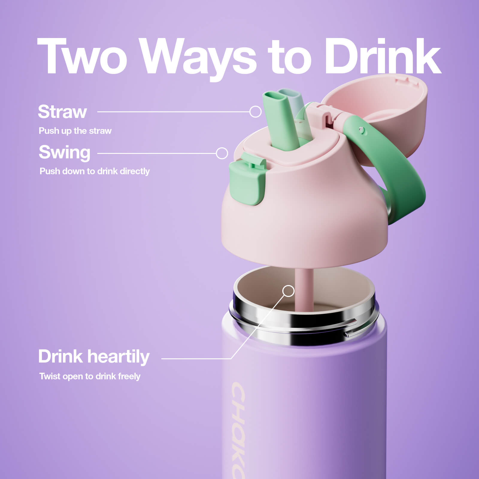 KADA BOTTLE Ceramic - Dream Berry