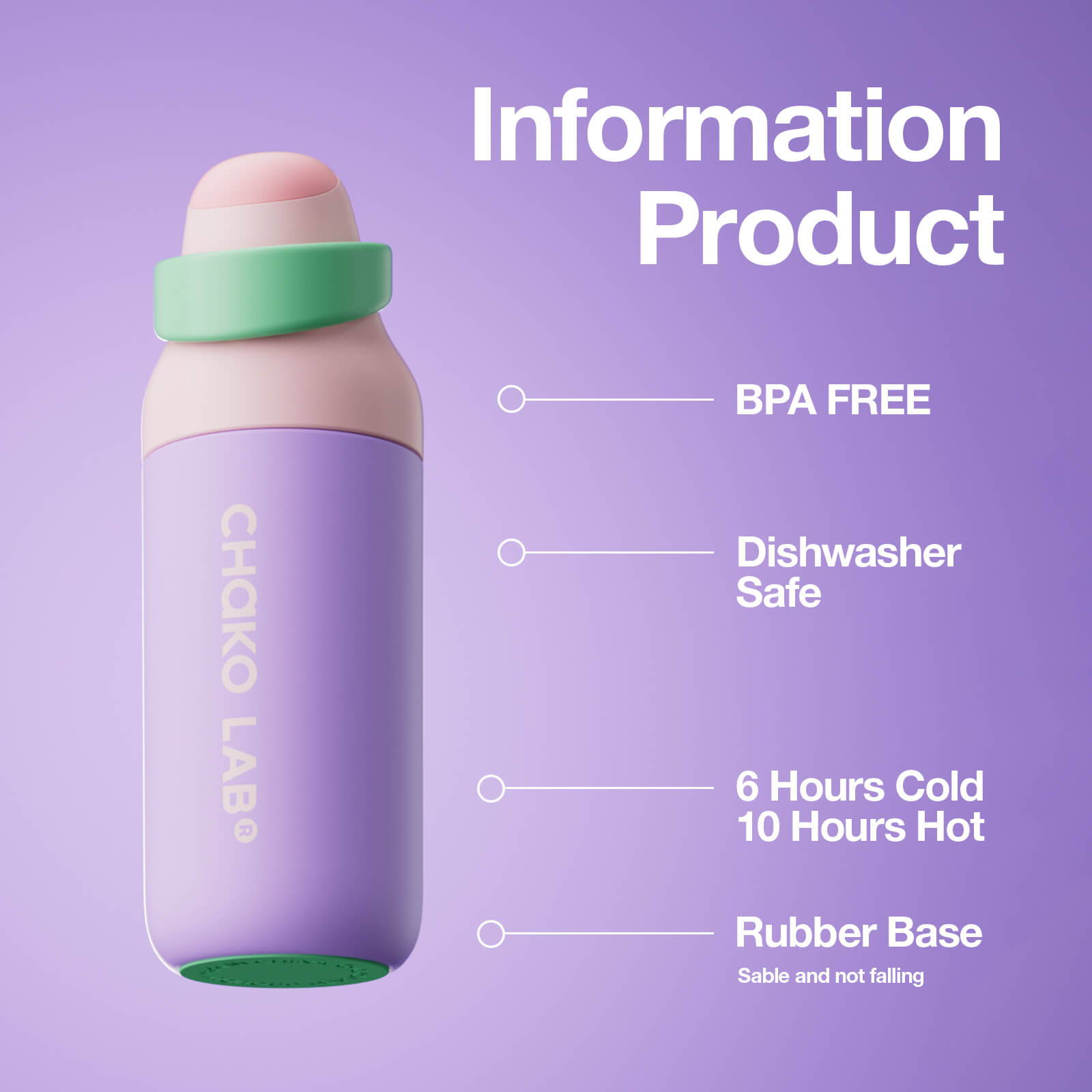 KADA BOTTLE Ceramic - Dream Berry