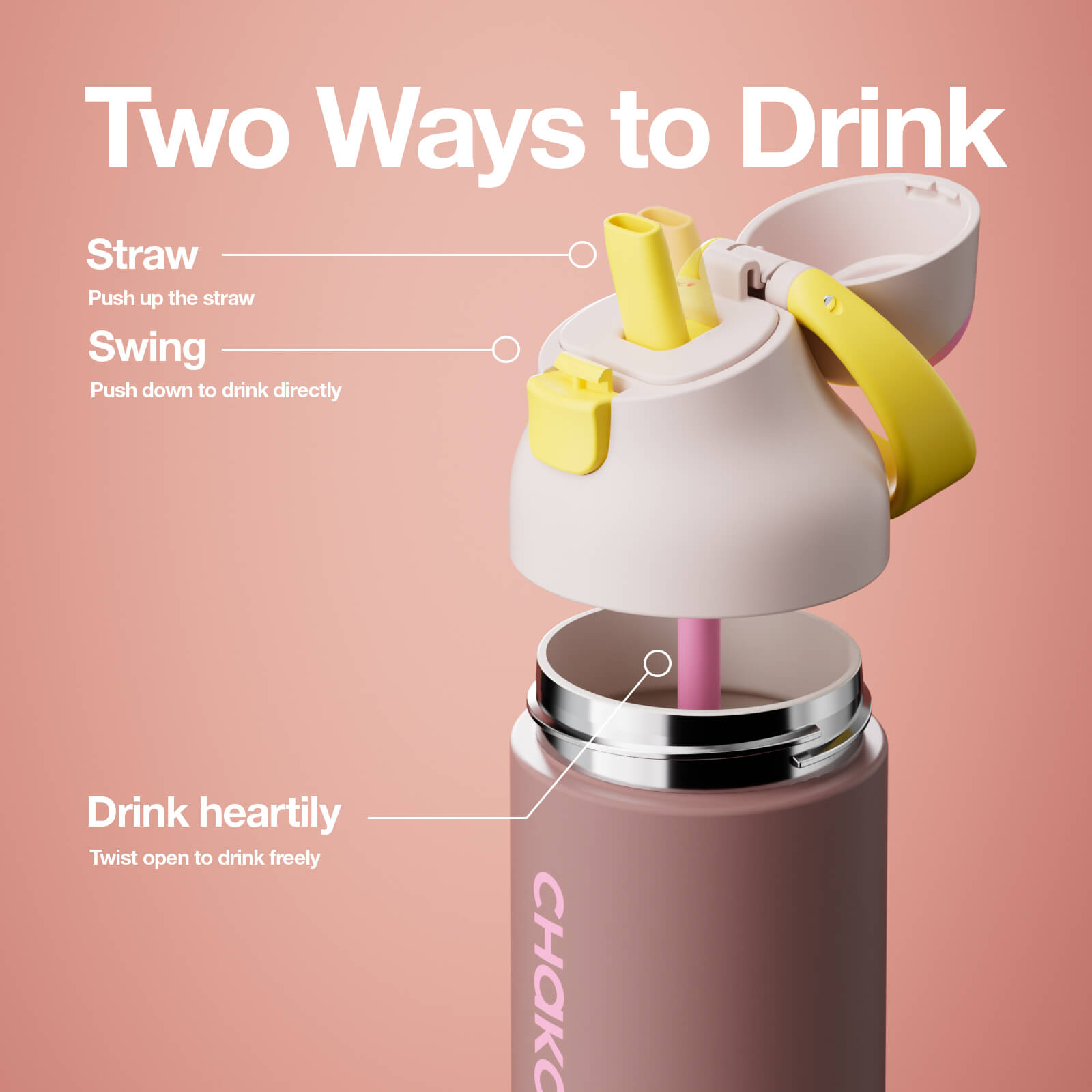 KADA BOTTLE Ceramic - hot chocolate