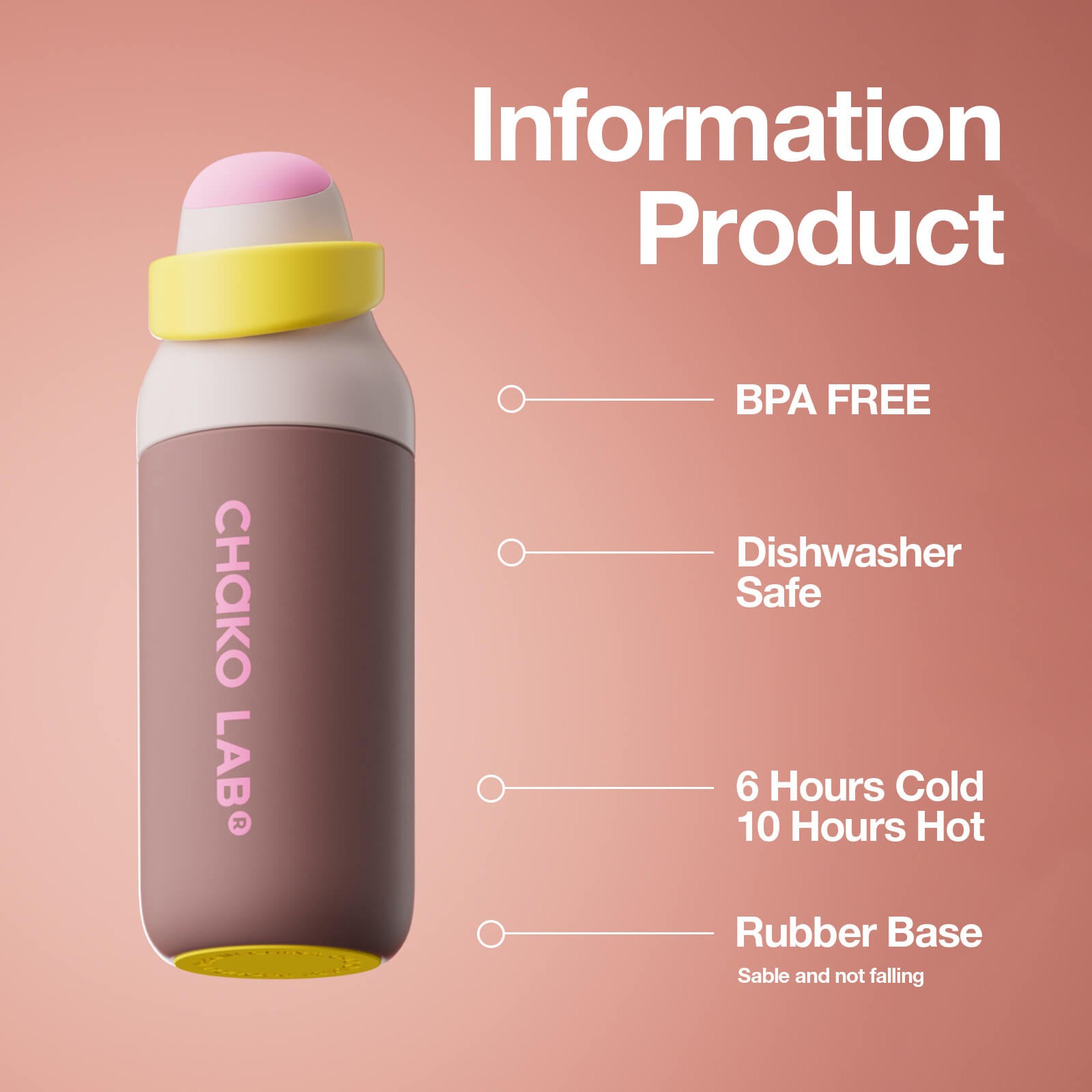 KADA BOTTLE Ceramic - hot chocolate